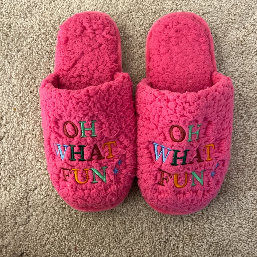Target Pink Fuzzy Slippers